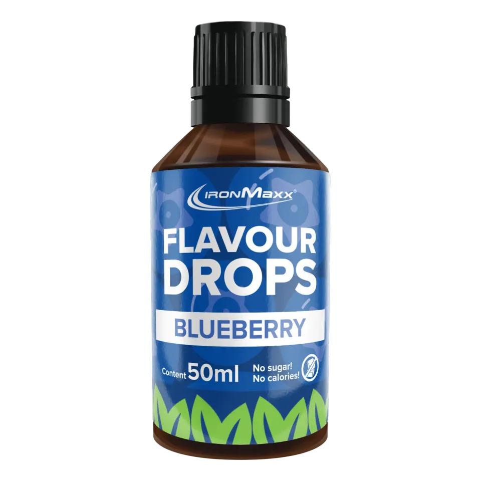 IronMaxx Flavour Drops 50ml Blaubeere ohne Zucker