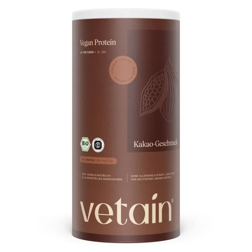 Vetain Vegan Protein Cocoa Proteinpulver 540g Bio