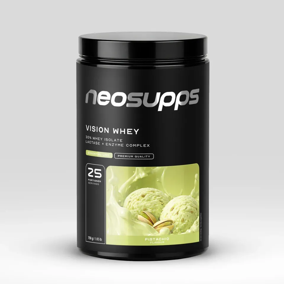 Neosupps Vision Whey Pistachio Protein Pulver 750g Isolat