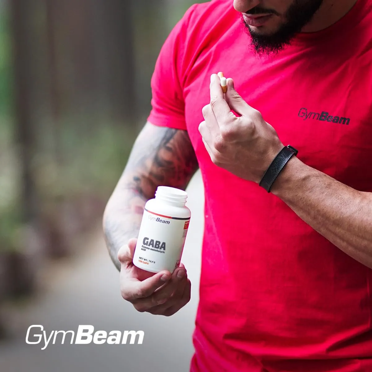 GymBeam GABA Kapseln 120 Stk 1000mg hochdosiert