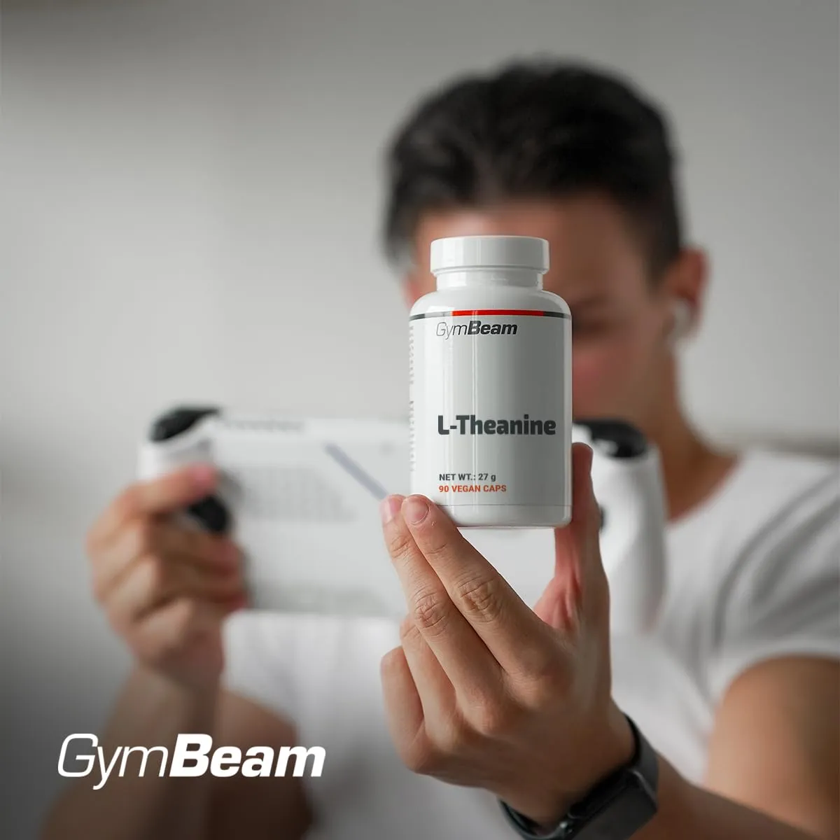 GymBeam L-Theanin Kapseln 90 Stk 100 mg vegan Fokus