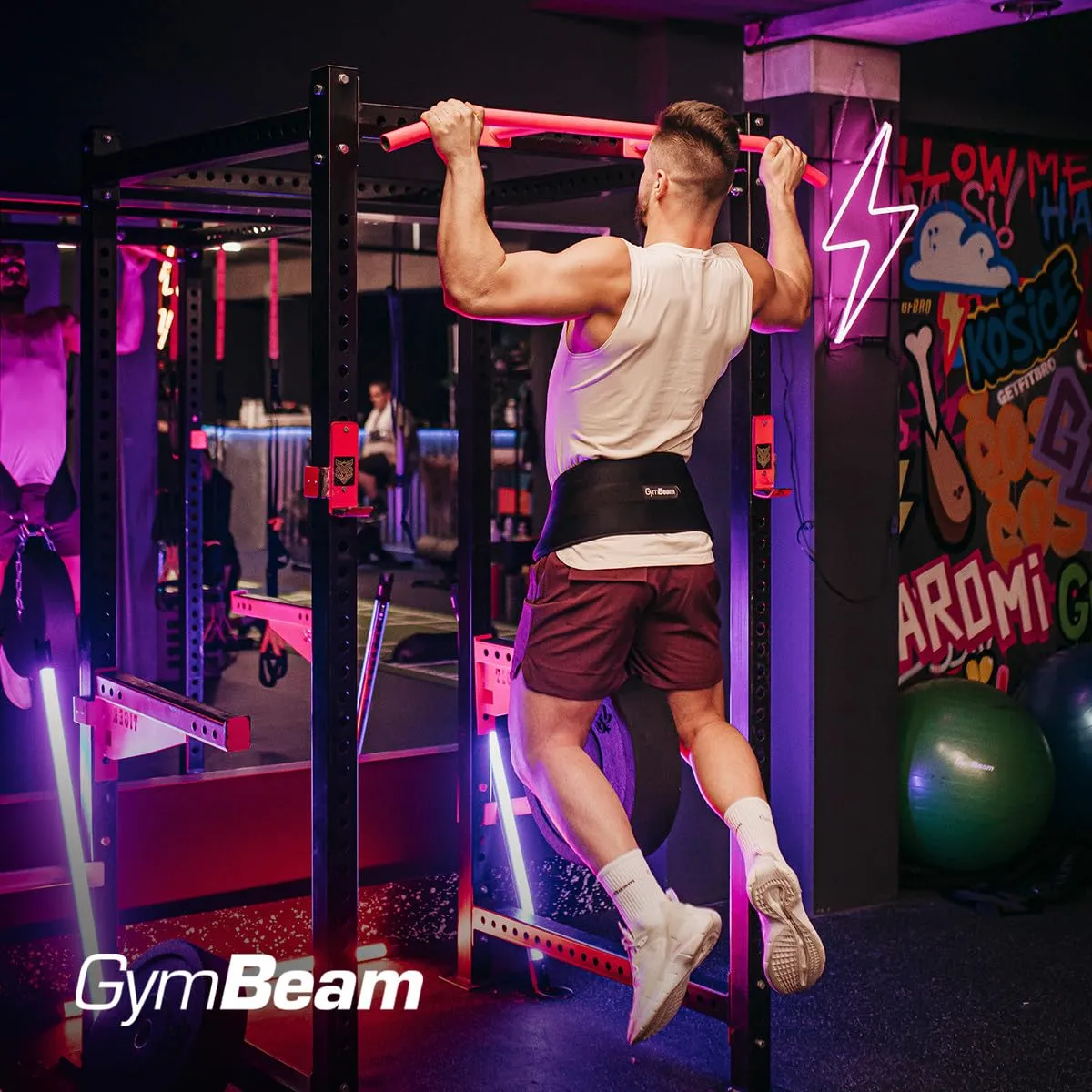 GymBeam Dip Gürtel Stahlkette 50 kg für Dips