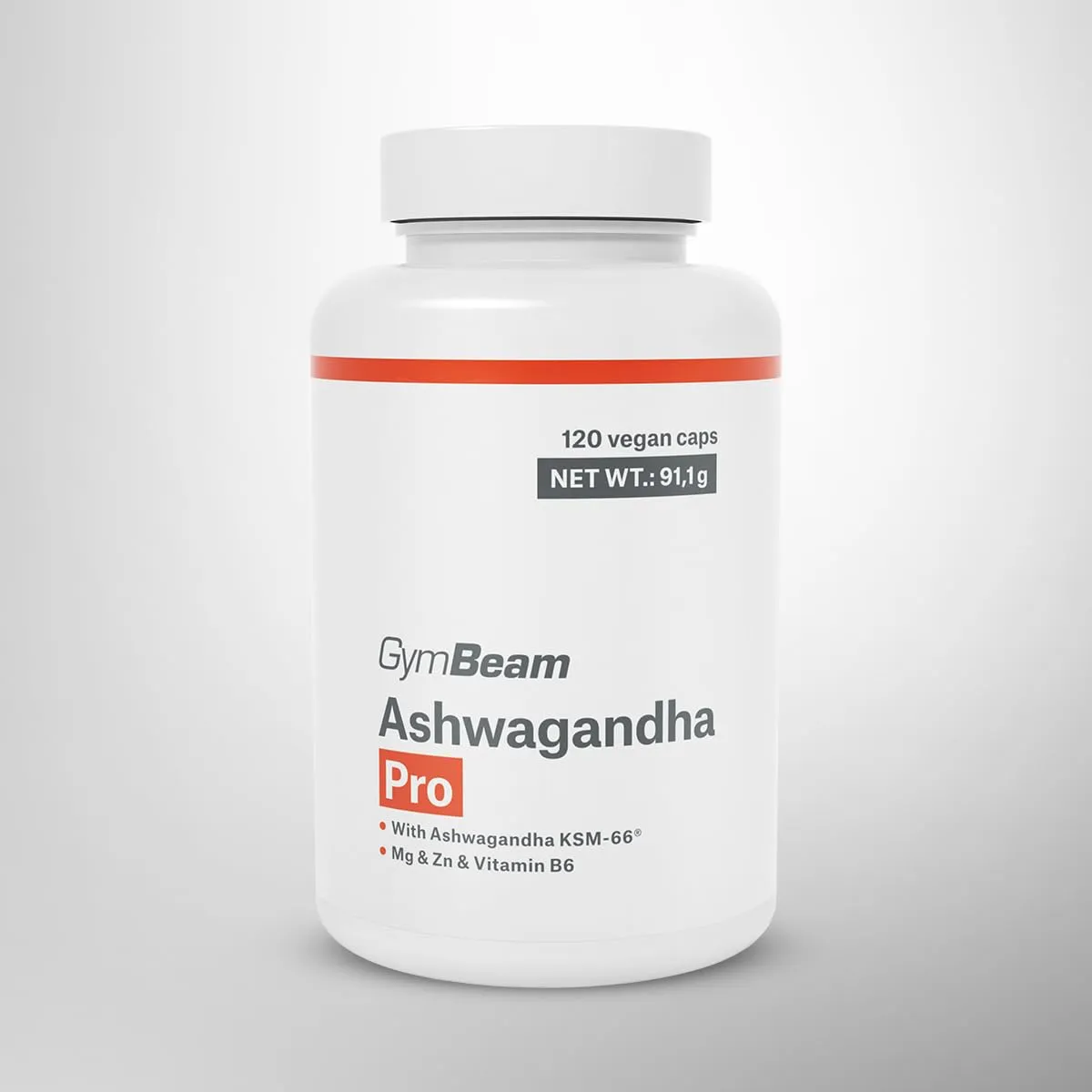 GymBeam Ashwagandha KSM-66 Kapseln 120 Caps Pro