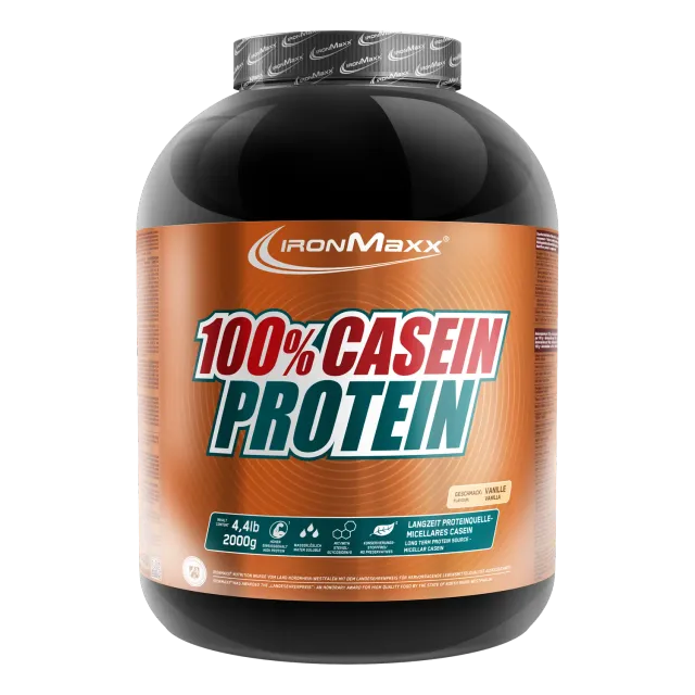 IronMaxx 100% Casein Protein Pulver 2000g Vanille