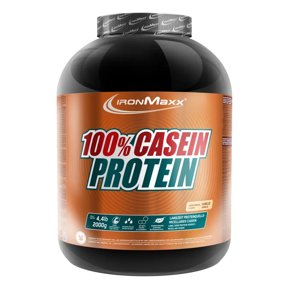 IronMaxx 100% Casein Protein Pulver 2000g Vanille