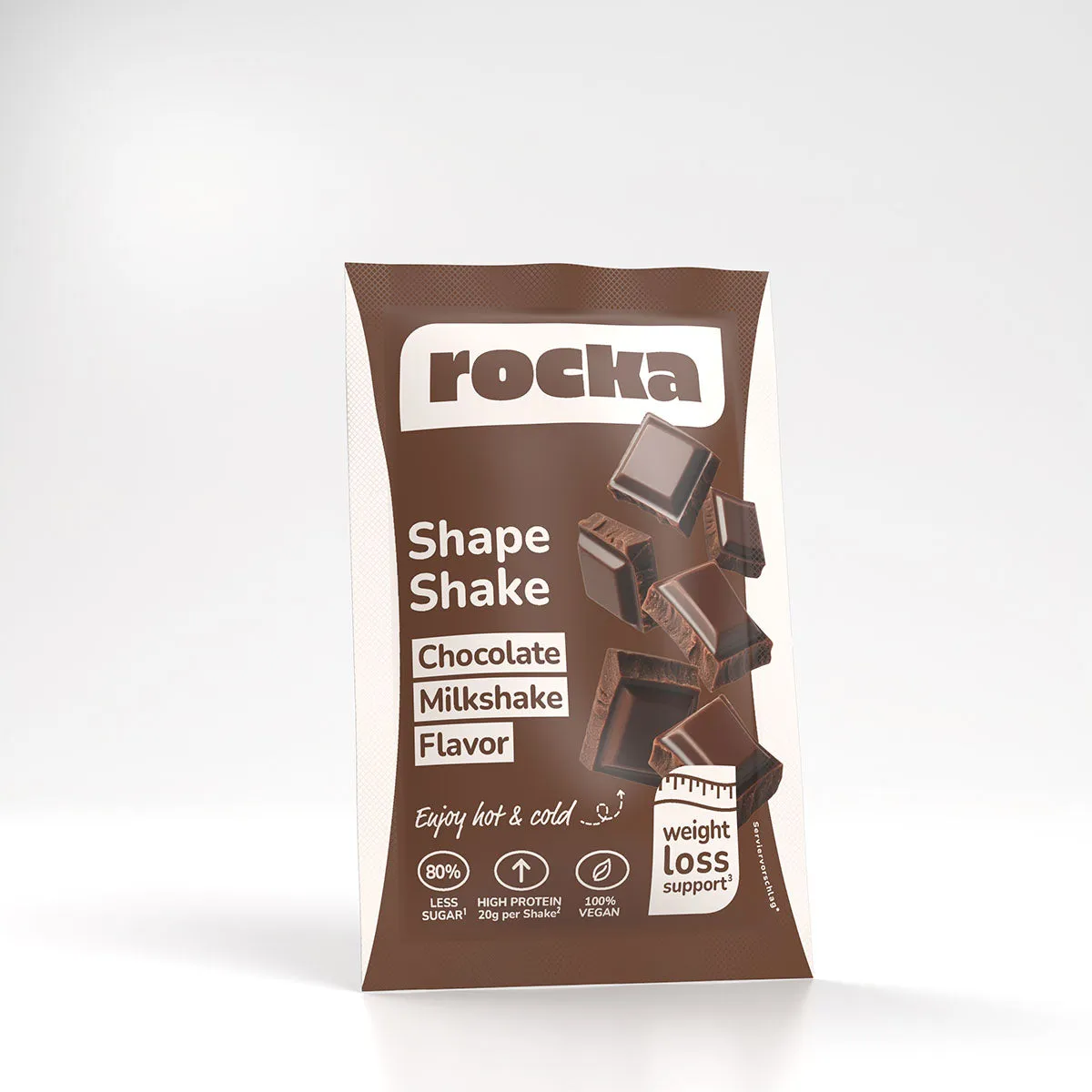 Rocka Nutrition Shape Shake Probe Proteinpulver 30g Chocolate Milkshake vegan