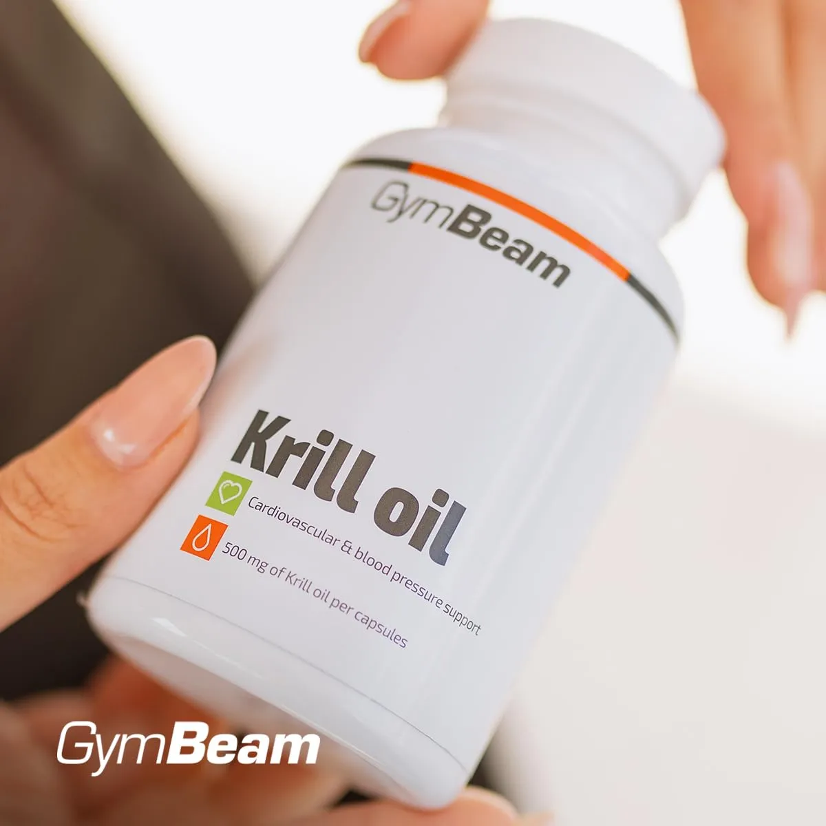 GymBeam Krillöl Omega-3 Kapseln 60 Kapseln EPA DHA