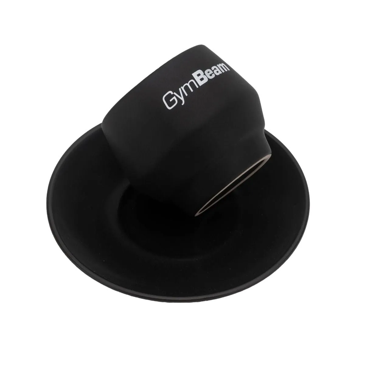 GymBeam Cappuccino Tasse Keramiktasse matt mit Untertasse