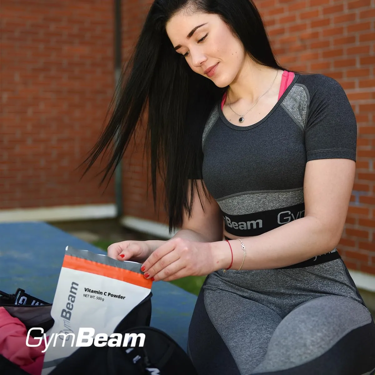 GymBeam Vitamin C Pulver 500 g Ascorbinsäure