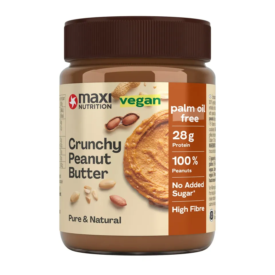 MaxiNutrition Crunchy Peanut Butter Erdnussbutter 350g 28% Protein