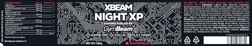GymBeam Gaming Fuel Night XP Pulver 250 g Kirsche Passionsfrucht
