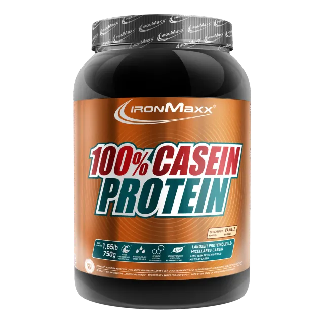 IronMaxx 100% Casein Protein Pulver 750g Vanille