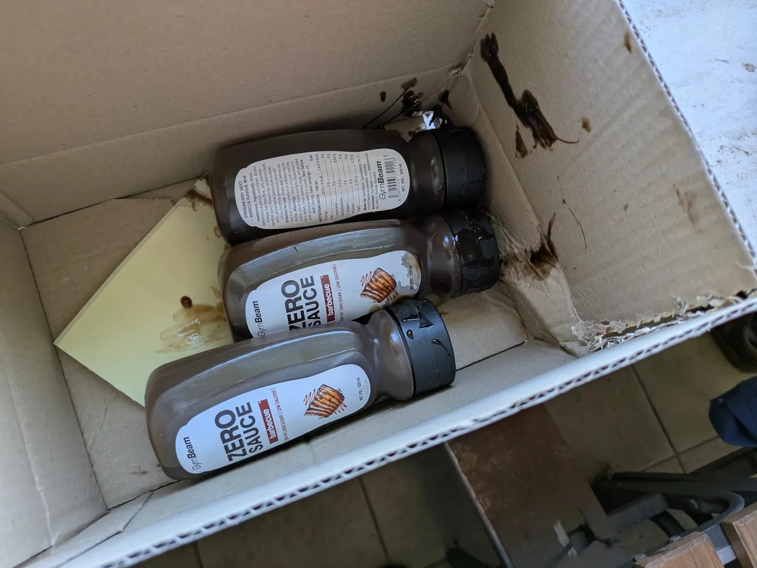 GymBeam BBQ Sauce Zero kalorienfrei 320ml zuckerfrei