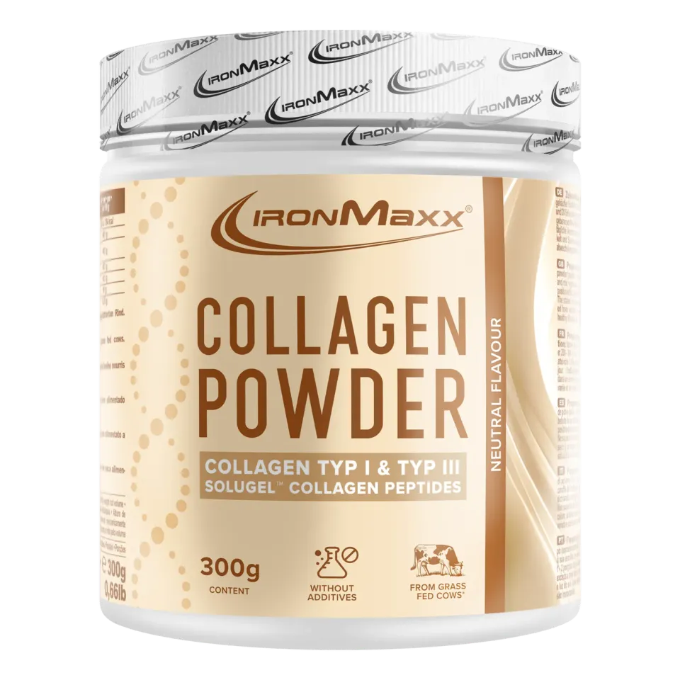 IronMaxx Collagen Powder Kollagenpulver 300g Neutral Peptide