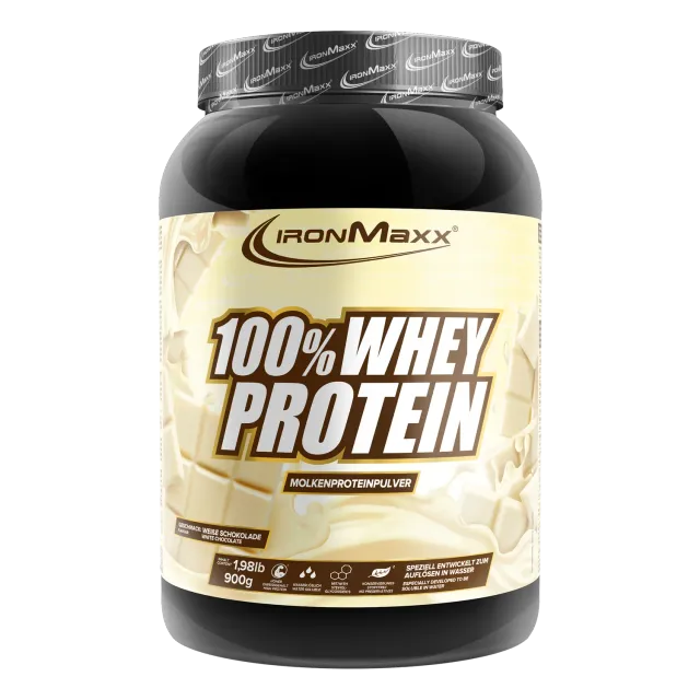 IronMaxx 100% Whey Protein 900g Weiße Schokolade