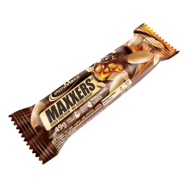 IronMaxx Maxxers Proteinriegel 49g Peanut Caramel ohne Zucker