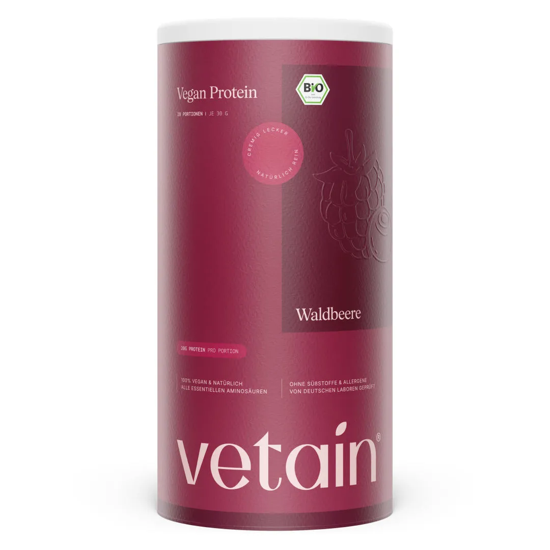 VETAIN Vegan Protein Vanille 600g BIO cremig