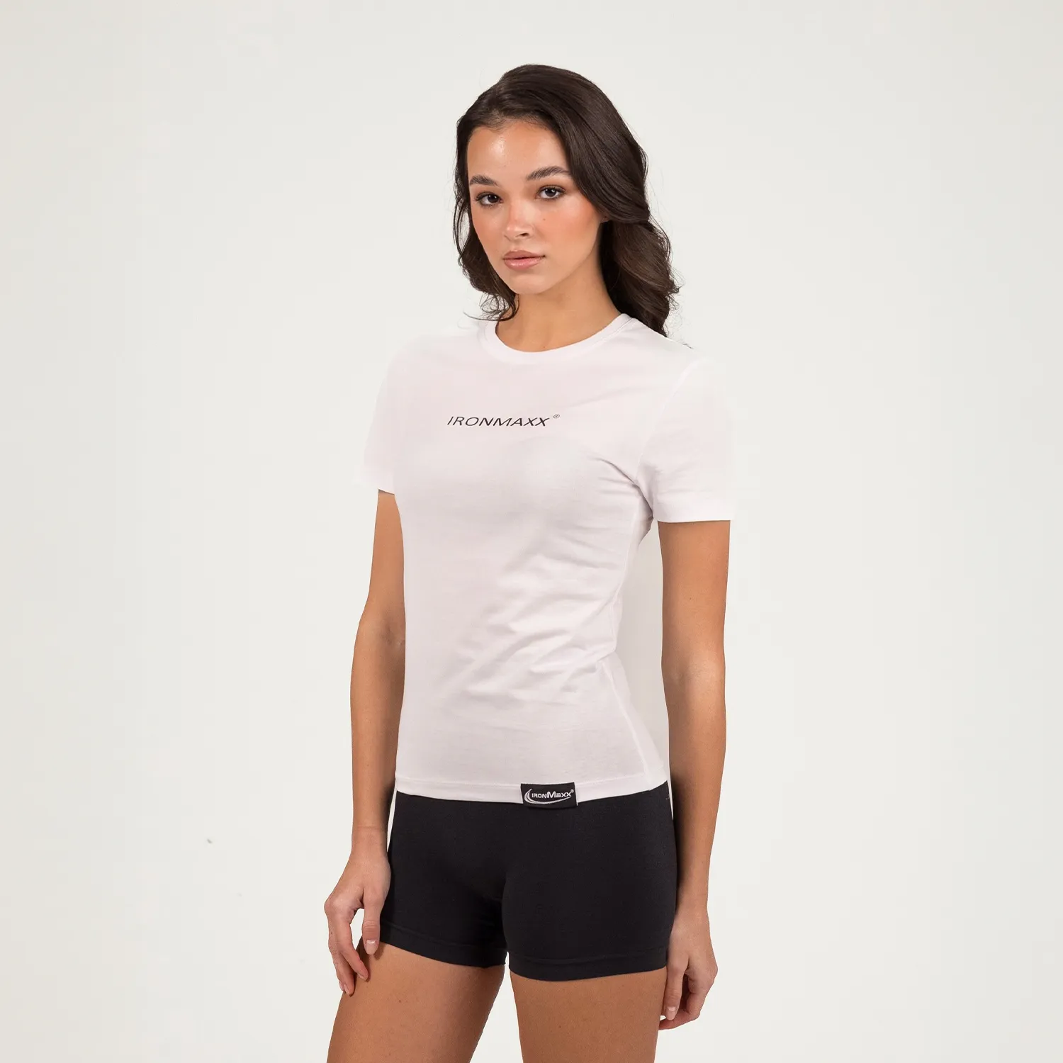 IronMaxx Sculpt Luxe T-Shirt Damen M Weiß weich