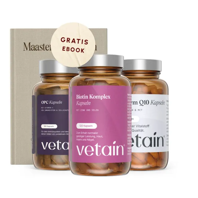 Vetain Inner Beauty Bundle Kapseln OPC Biotin Q10 Set