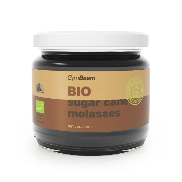 GymBeam Bio Zuckerrohrmelasse 360 ml vegan