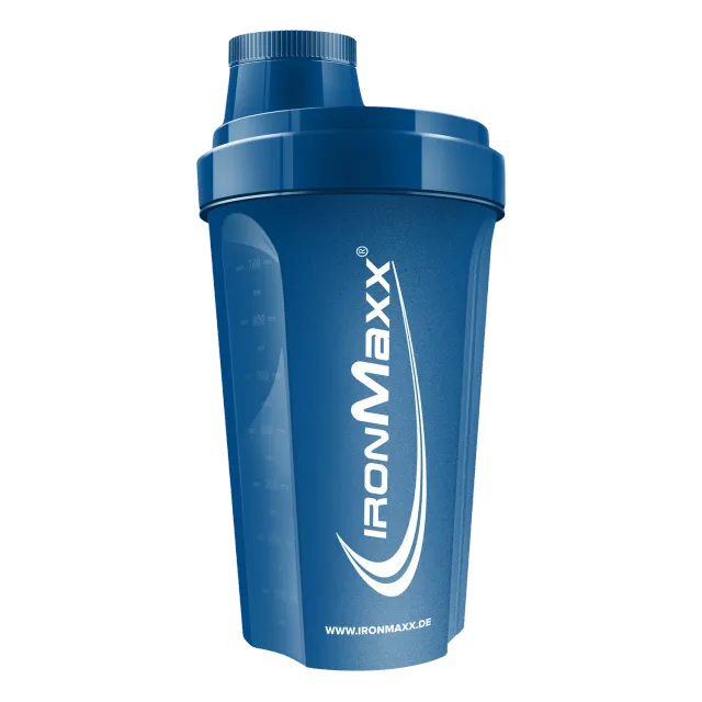 IronMaxx Shaker 700ml Dunkelblau Proteinshaker