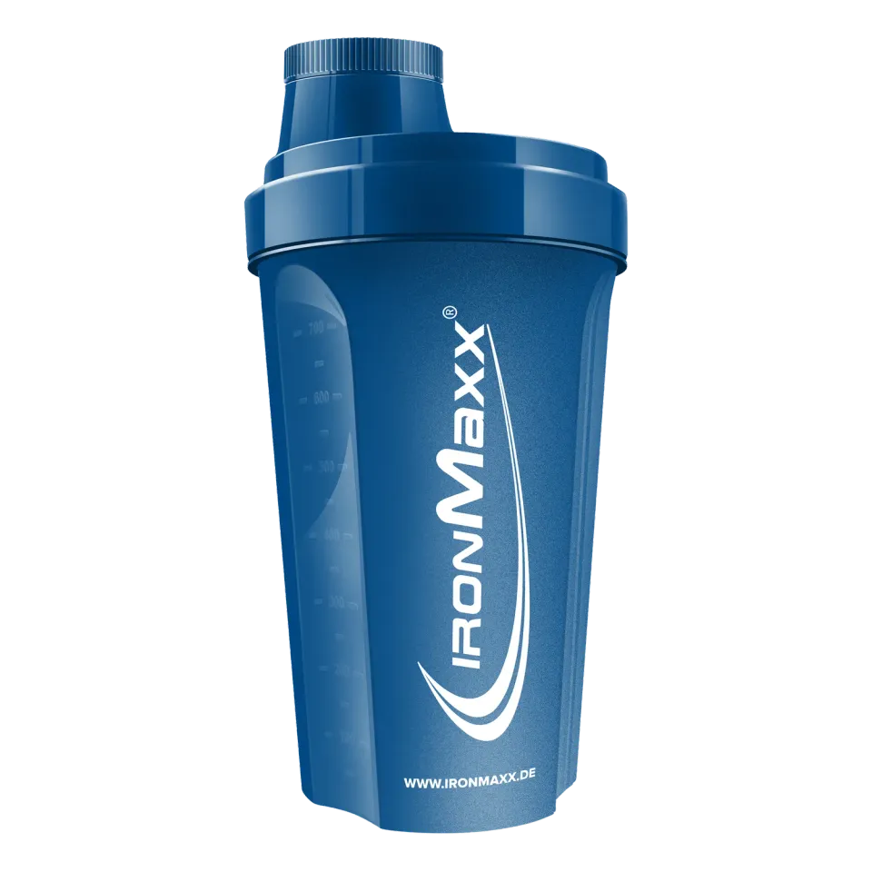 IronMaxx Shaker 700ml Dunkelblau Proteinshaker