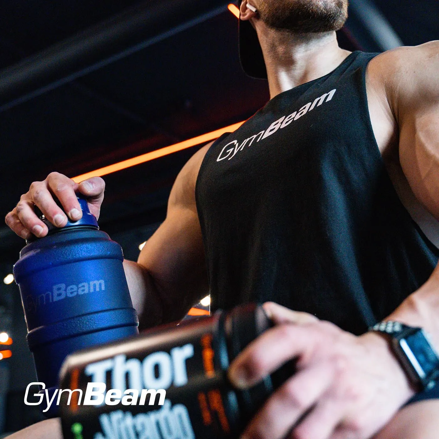 GymBeam Hydrator TT Trinkflasche 2,5 L Midnight Blue BPA-frei