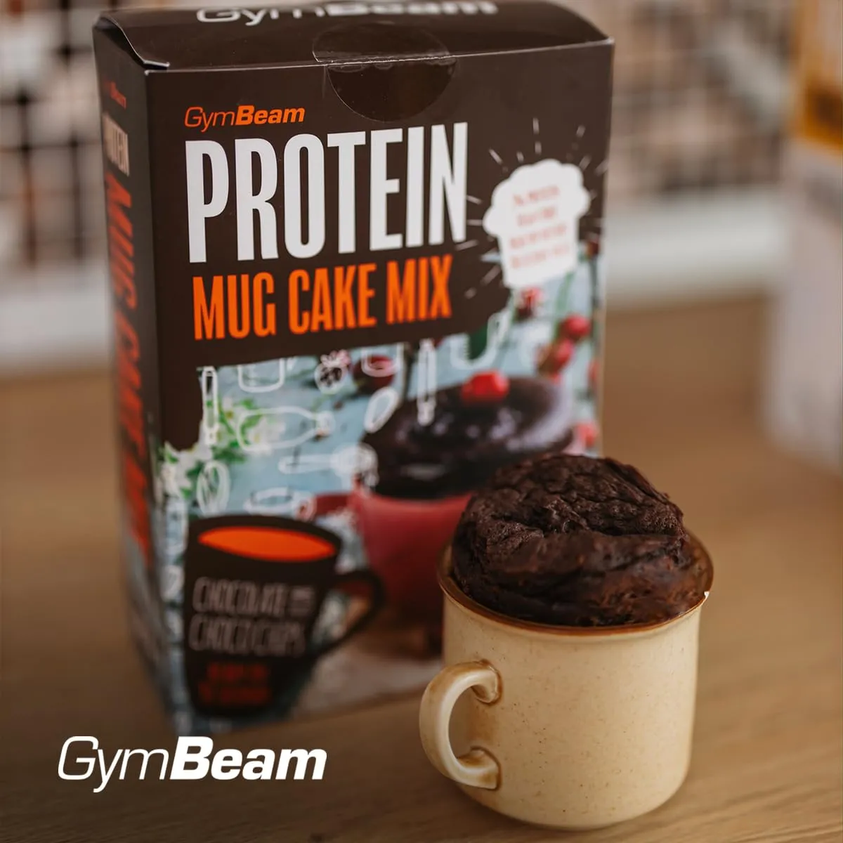 GymBeam Protein Mug Cake Mix 500g Chocolate Choco Chips
