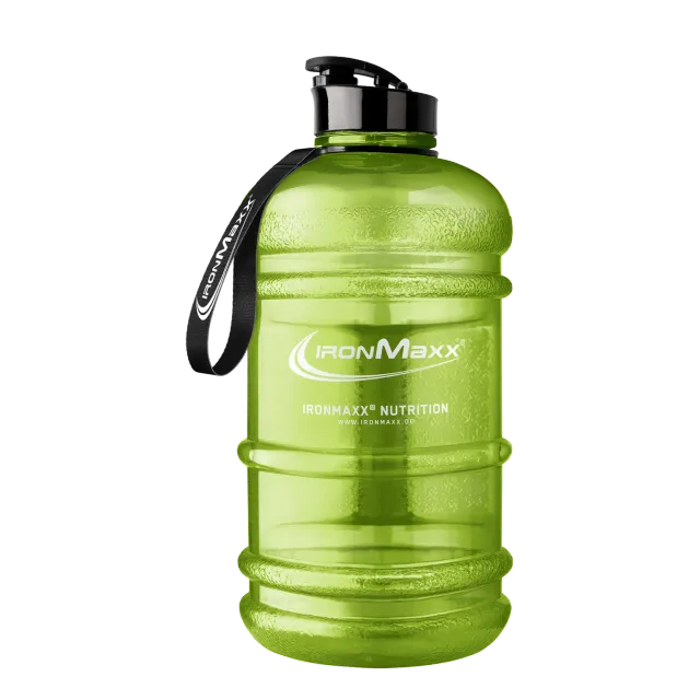 IronMaxx Water Gallon Trinkflasche 2200ml Grün BPA-frei