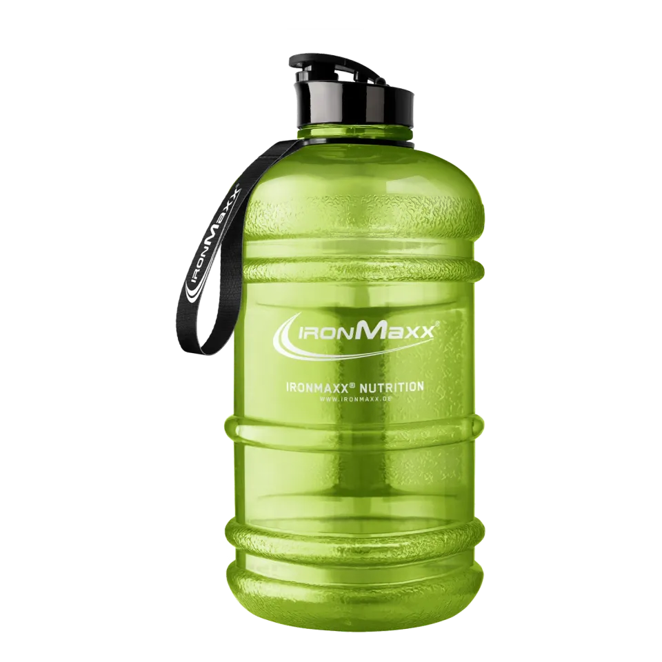 IronMaxx Water Gallon Trinkflasche 2200ml Grün BPA-frei