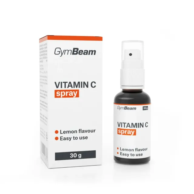 GymBeam Vitamin C Spray Zitronengeschmack 30 g vegan