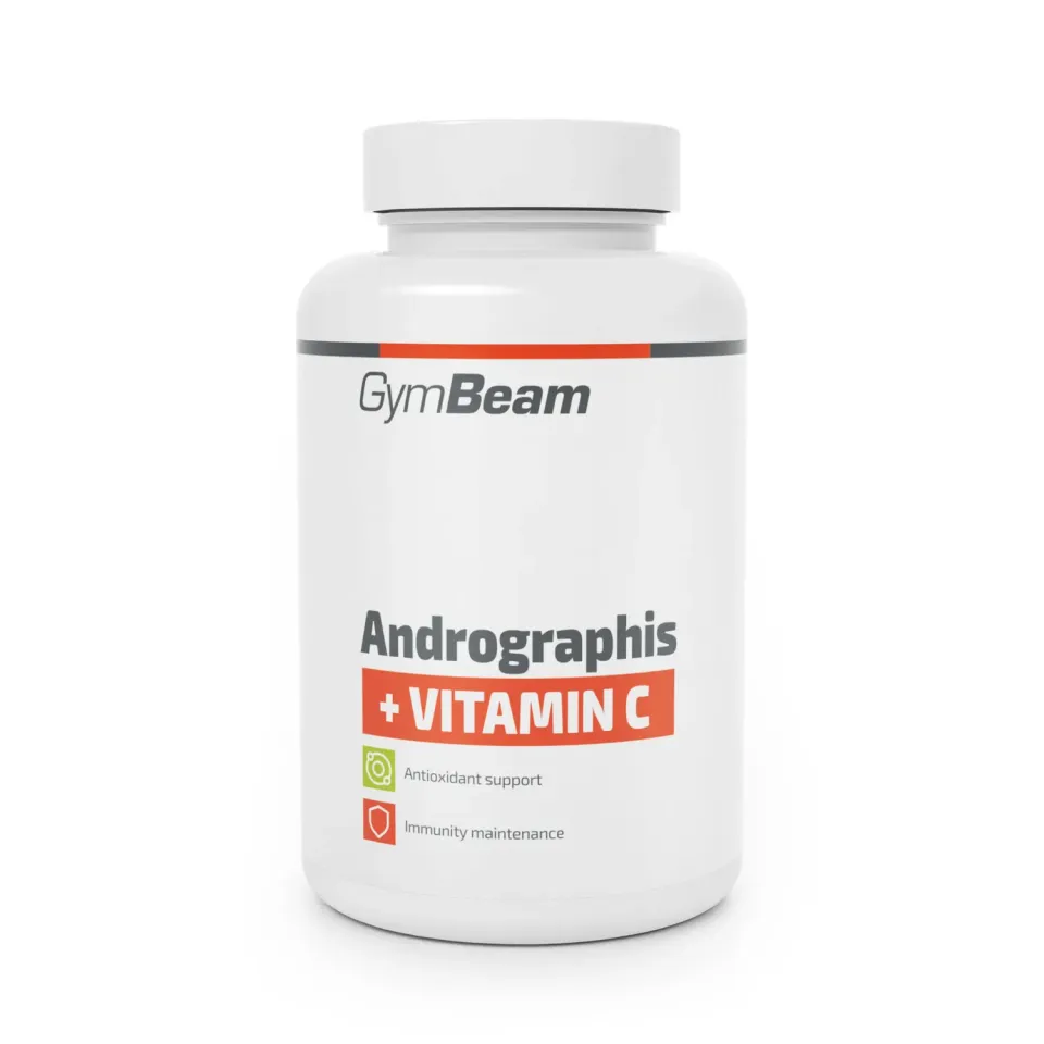 GymBeam Andrographis Kapseln 90 Stk mit Vitamin C vegan