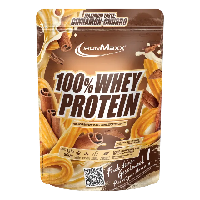 IronMaxx 100% Whey Protein Cinnamon Churro 500g zuckerfrei