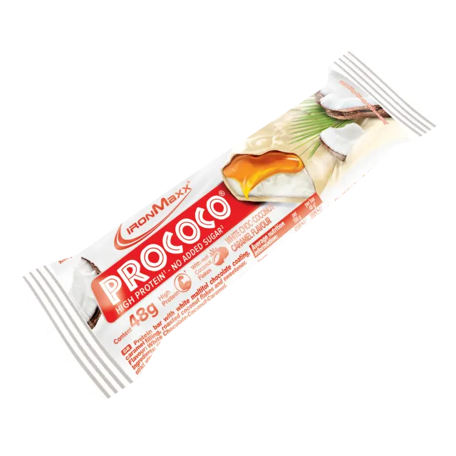 IronMaxx Prococo Proteinriegel 48g White Choc Coconut Caramel High Protein