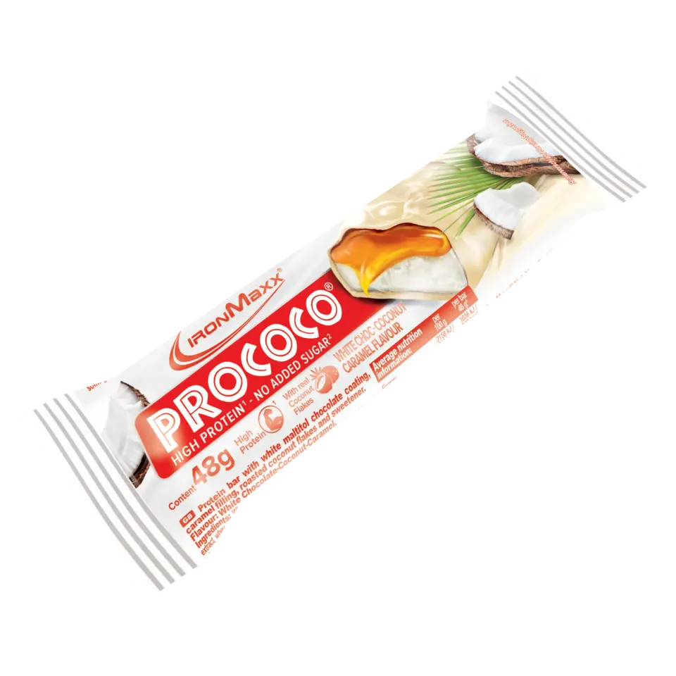 IronMaxx Prococo Proteinriegel 48g White Choc Coconut Caramel High Protein