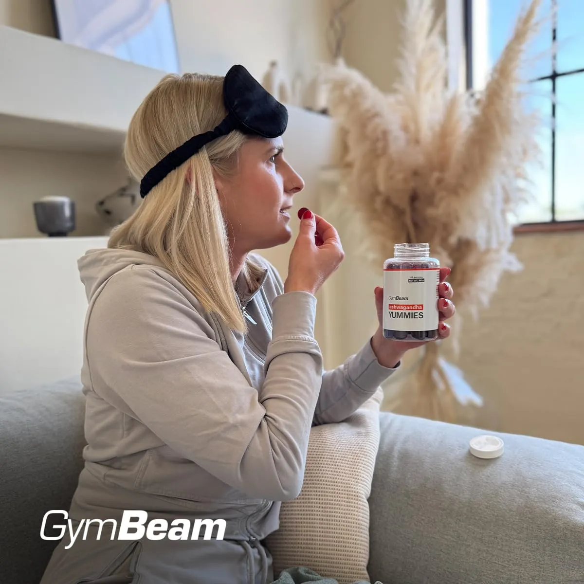 GymBeam Ashwagandha Gummies Beere 60 Stk mit Vitamin B6