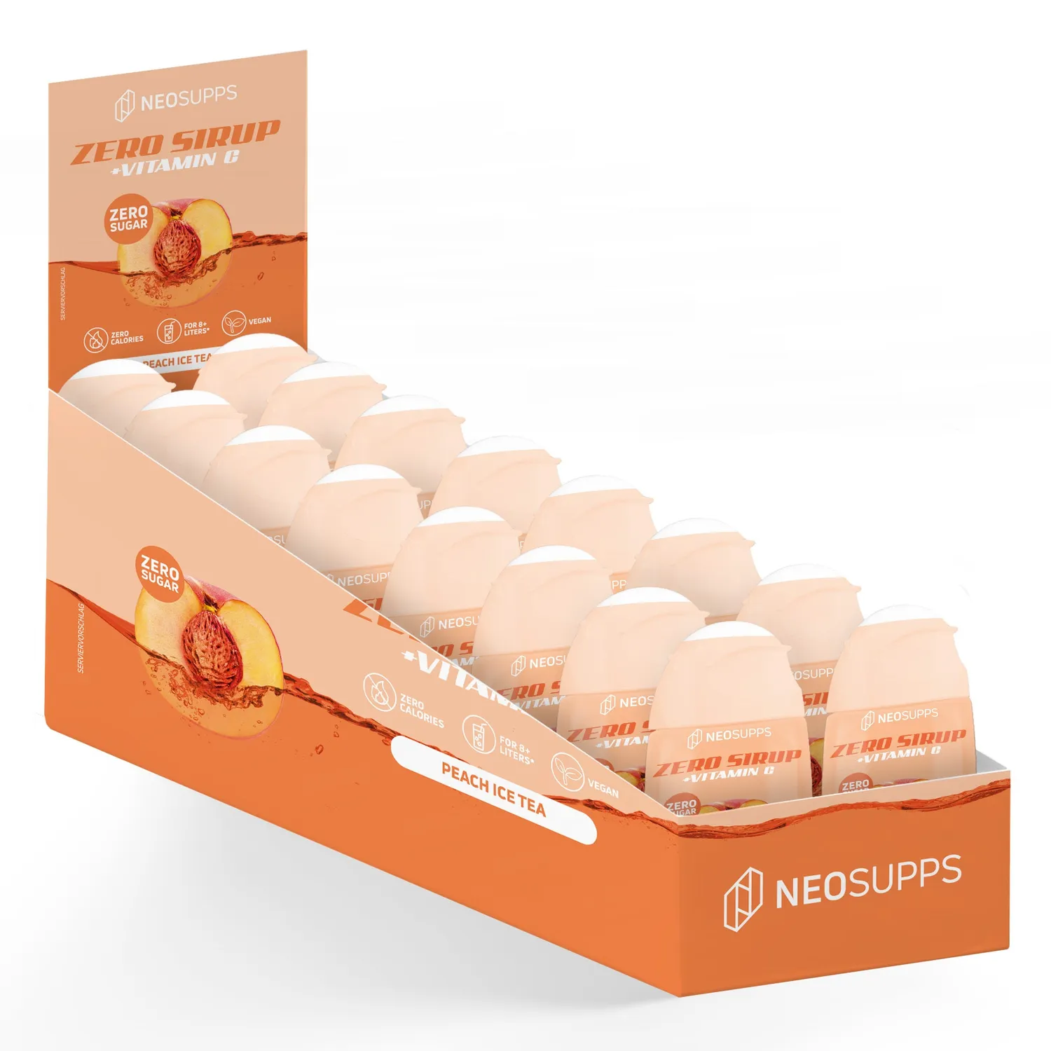 Neosupps Zero Sirup Peach Ice Tea Sirup 65ml zuckerfrei