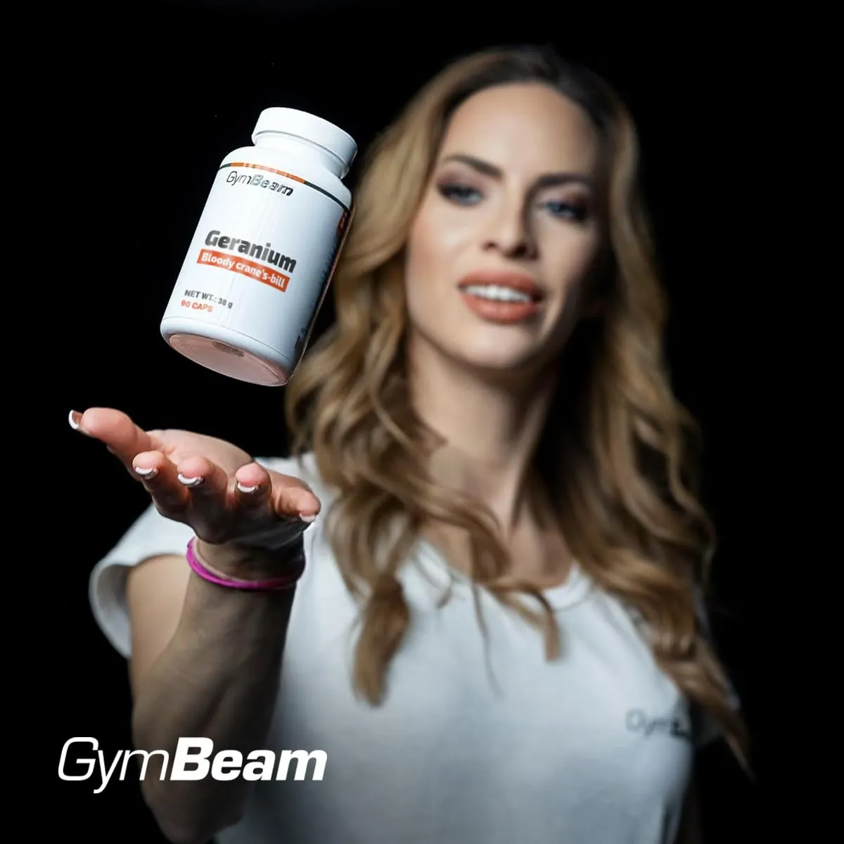 GymBeam Geranium Kapseln 90 Kapseln 20:1 Extrakt