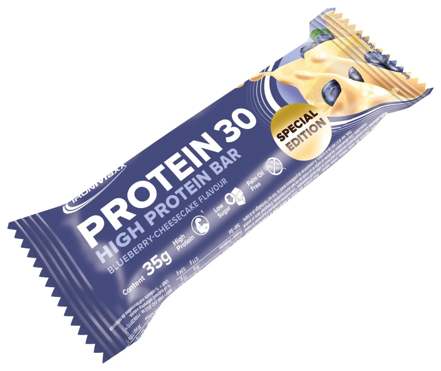 IronMaxx Protein 30 Riegel Blueberry-Cheesecake 24x35g Snack