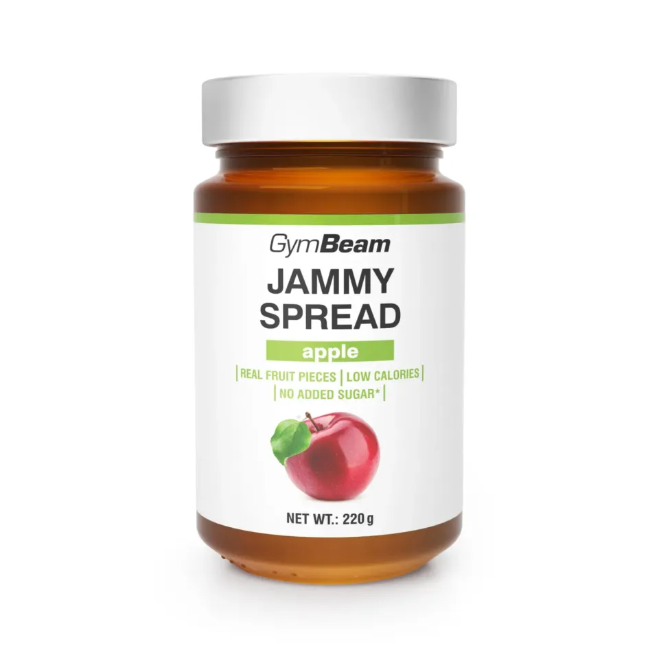 GymBeam Jammy Spread Aufstrich 220 g Apfel zuckerfrei