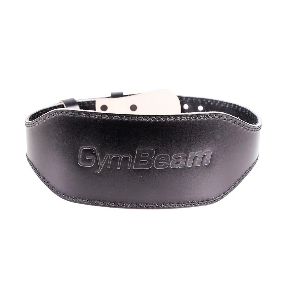 GymBeam Gewichthebergürtel Vollleder S gepolstert