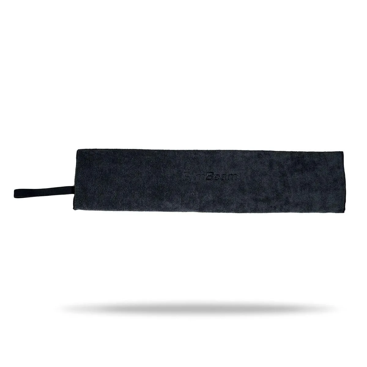 GymBeam Mikrofaser Sporthandtuch Large Schwarz schnelltrocknend