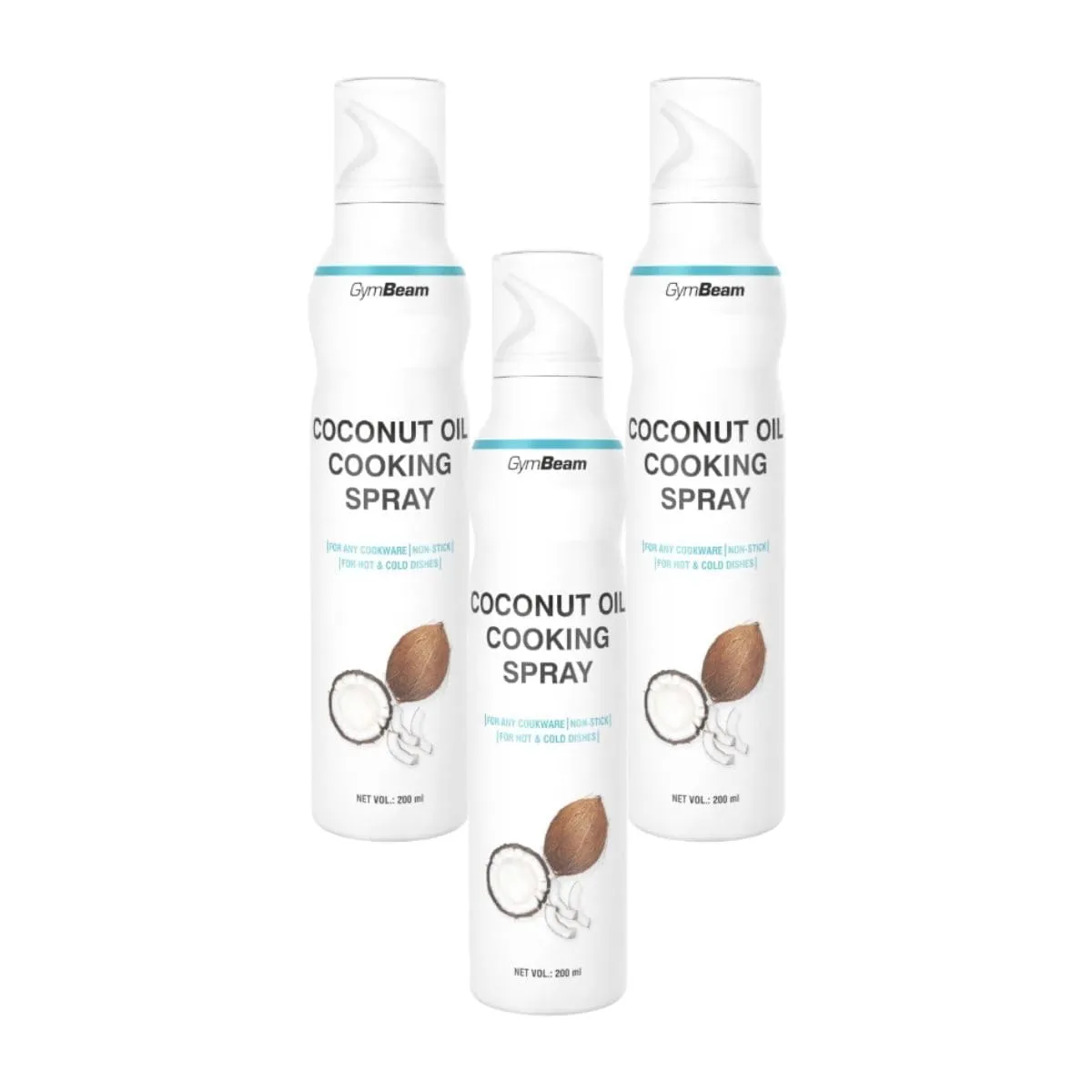 GymBeam 100% Kokosöl-Spray 200 ml neutral Diät