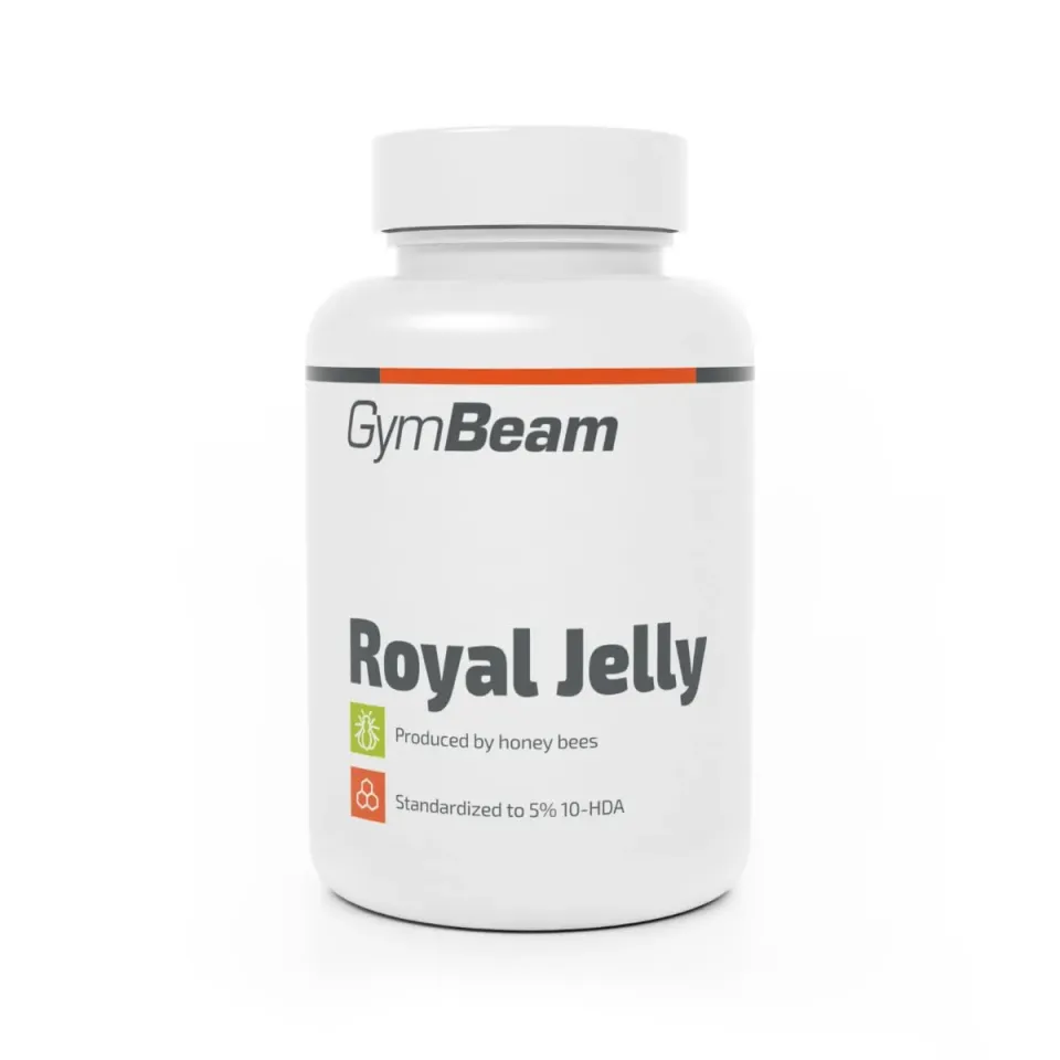 GymBeam Royal Jelly Kapseln 5% 10-HDA 60 Kapseln