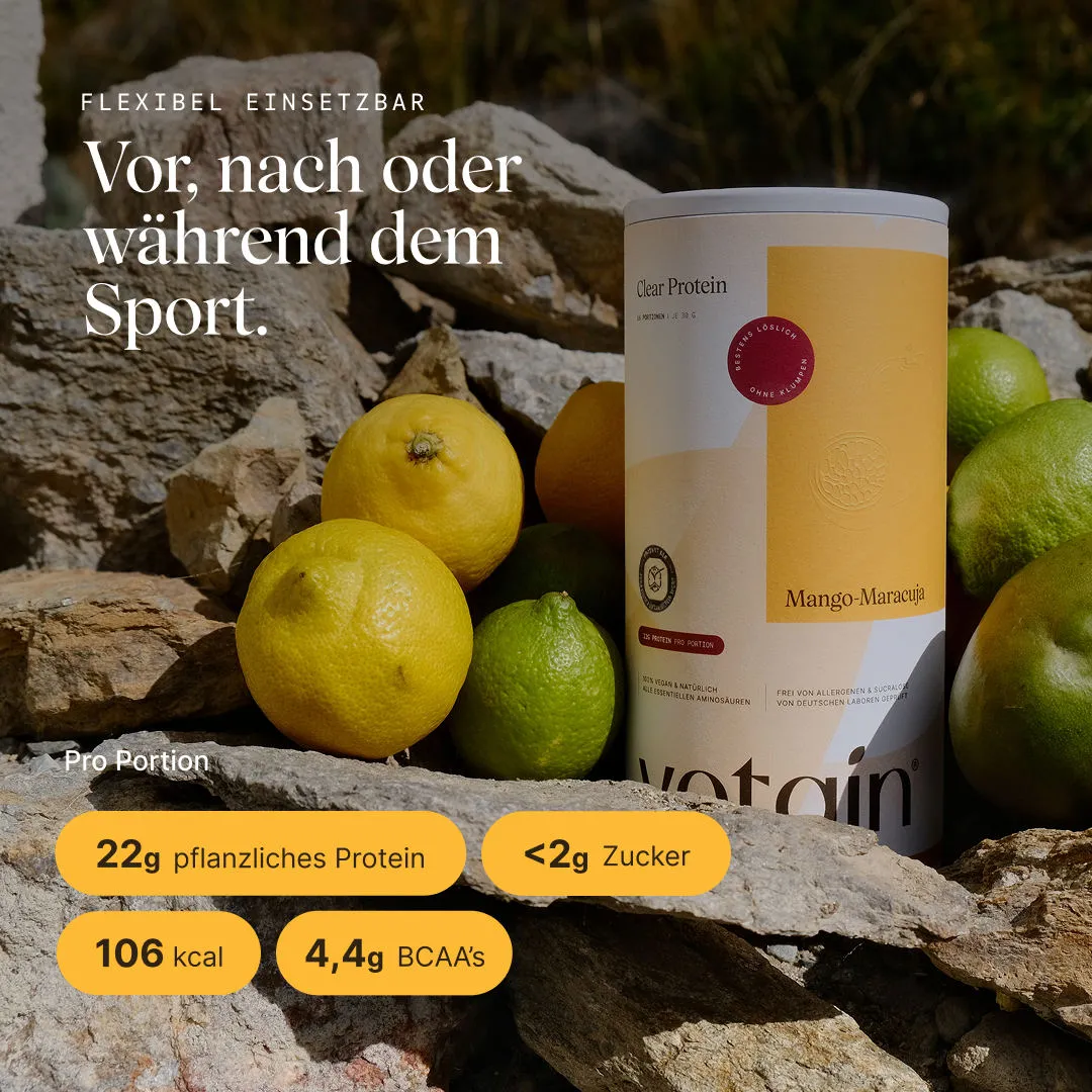 VETAIN Clear Protein Mango-Maracuja 480g erfrischend