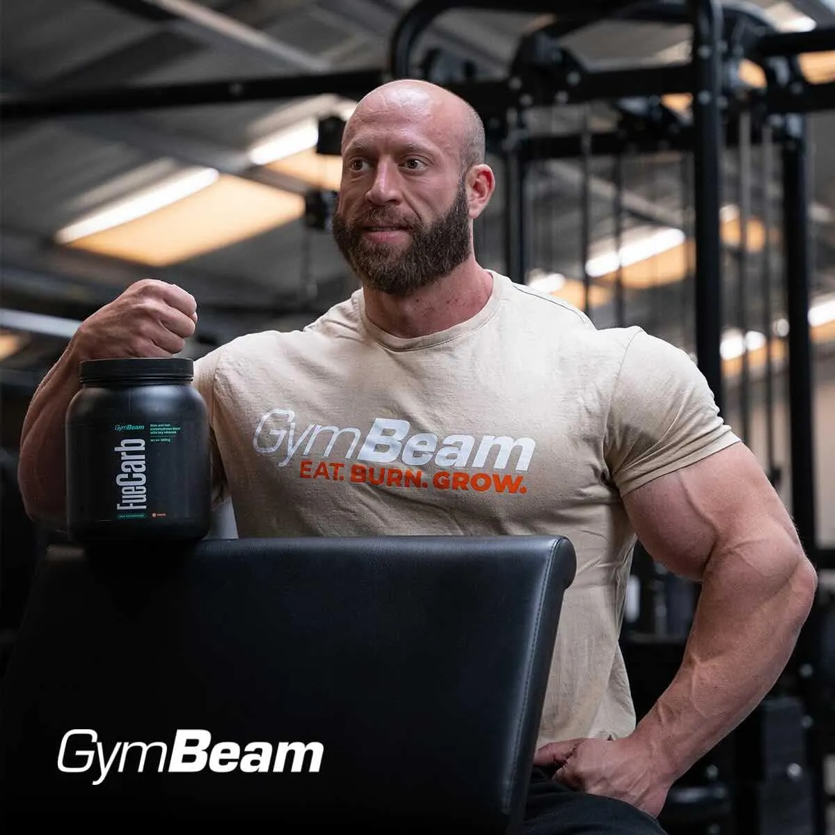 GymBeam FueCarb Pulver 1000 g Tropisch mit Vitargo