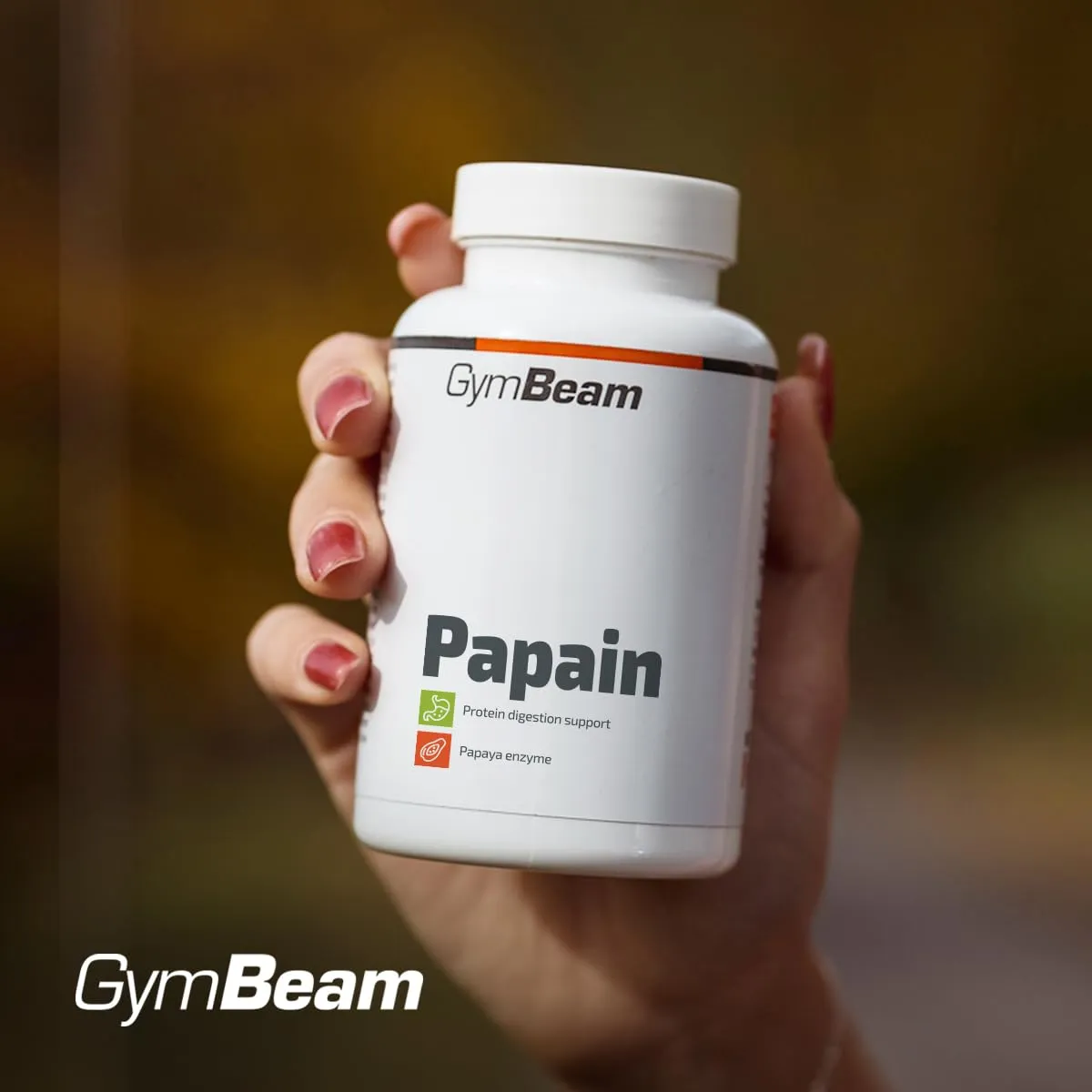 GymBeam Papaya Papain Kapseln 90 Stück vegan