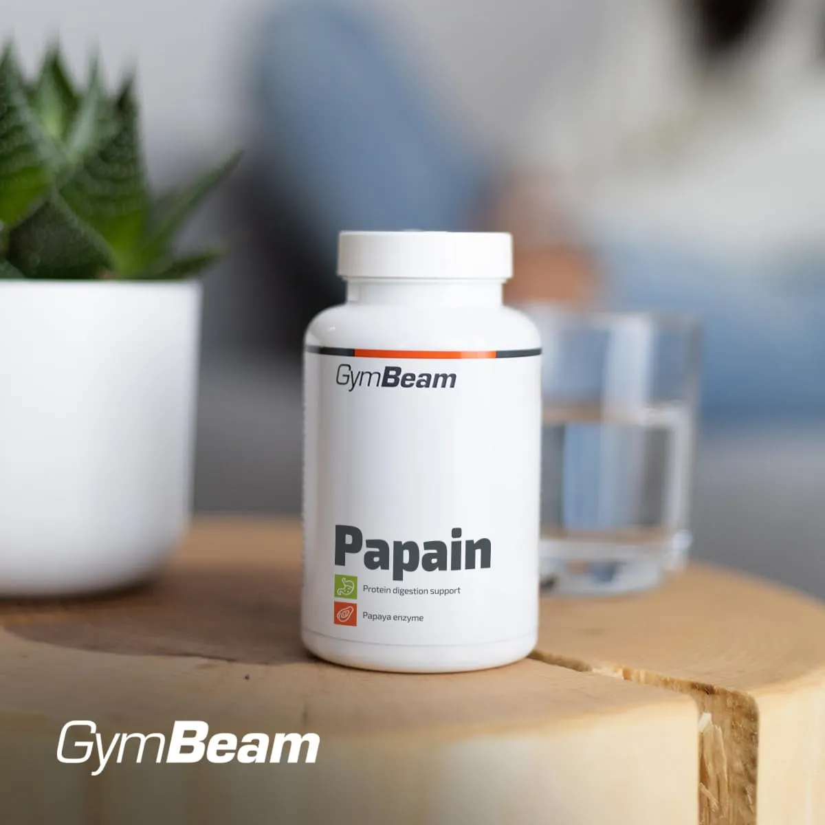 GymBeam Papaya Papain Kapseln 90 Stück vegan