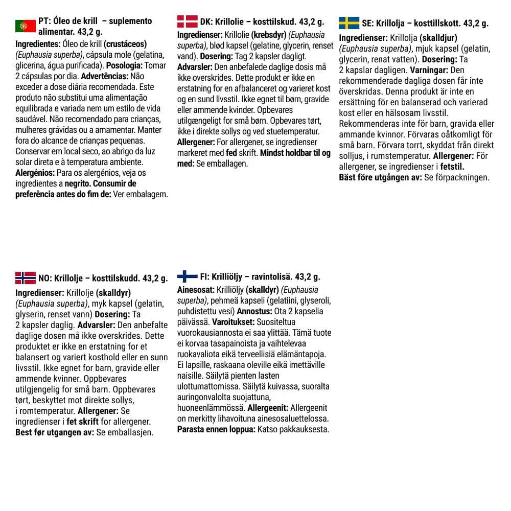 GymBeam Krillöl Omega-3 Kapseln 60 Kapseln EPA DHA