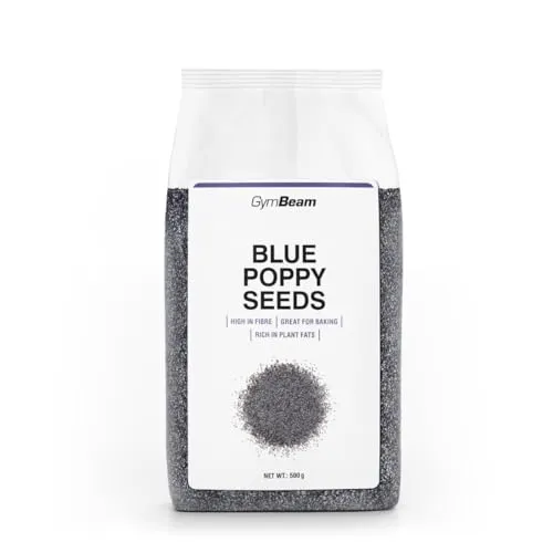 GymBeam Blauer Mohn Samen 500 g ballaststoffreich